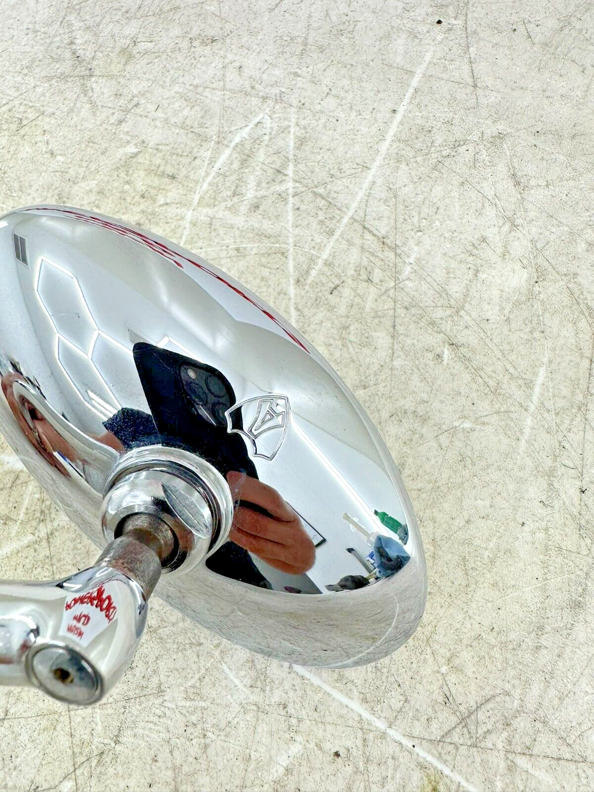 2005 Victory Kingpin Arlen Ness Left Side Mirror Chrome