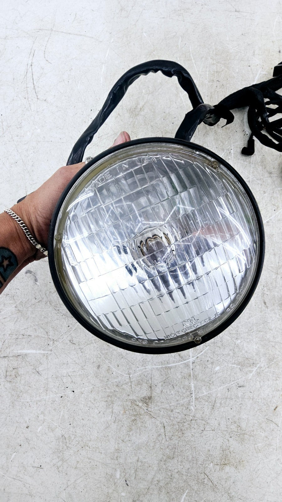 2001 Harley Davidson Sportster Headlight Wiring Harness + Ignition Switch w/ Key