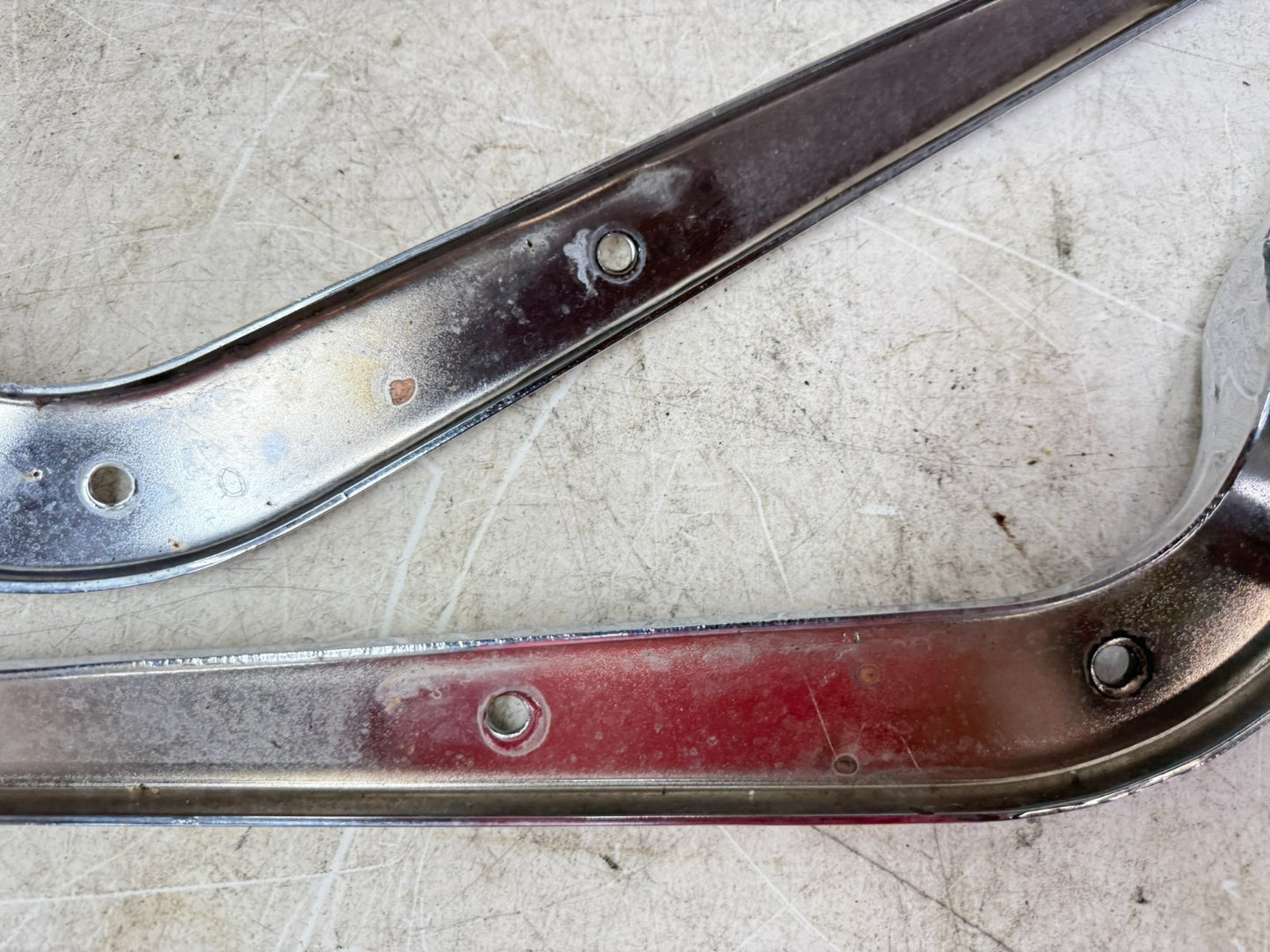 1997 HARLEY DAVIDSON SOFTAIL Chrome Rear Fender Frame Strut Arm Bars