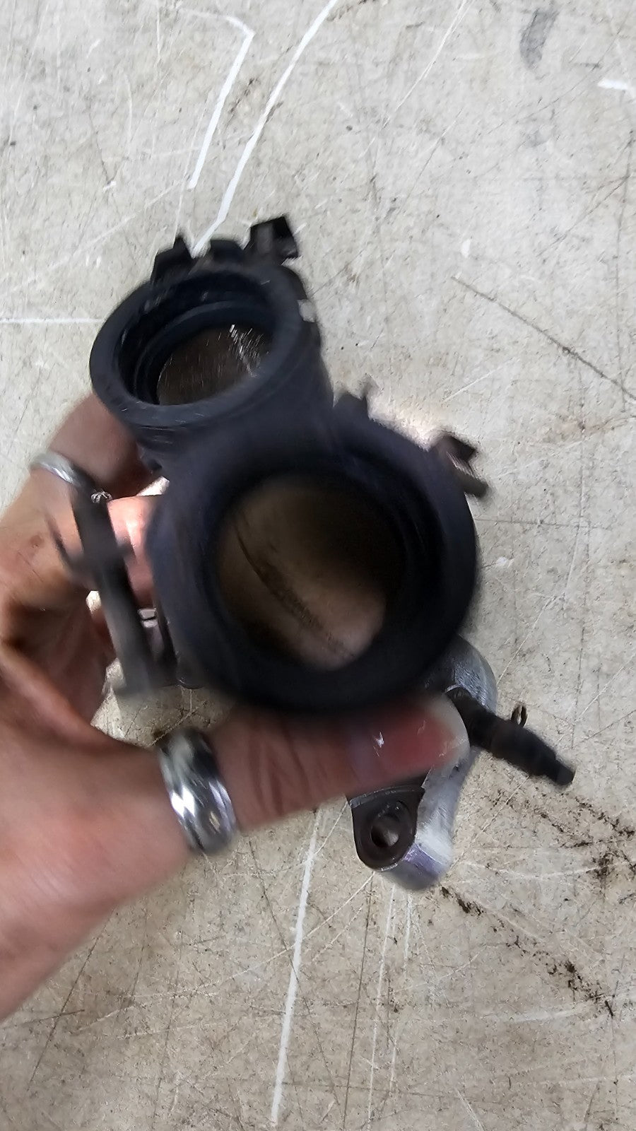 2000 HONDA VALKYRIE INTERSTATE Chrome Carb Carburetor Intake Manifold Runner Tub