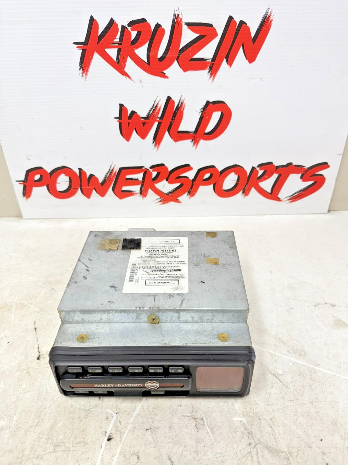2003 HARLEY ELECTRA GLIDE CD-RADIO Head Unit 76146-03