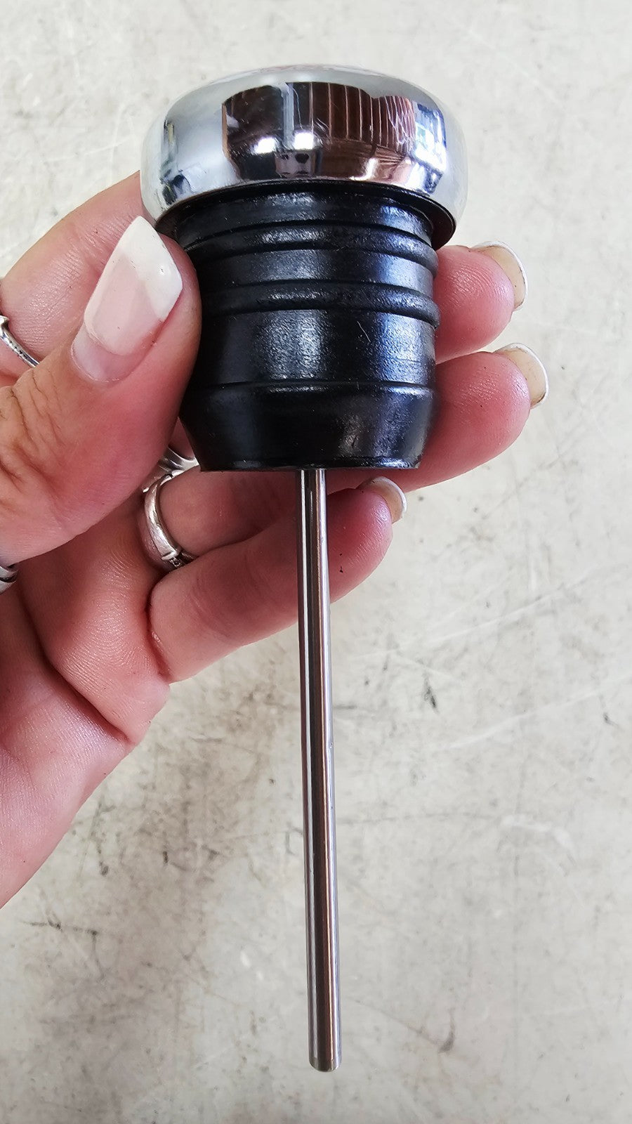1993 HARLEY SOFTAIL Oil Tank Dipstick Temperature Gauge