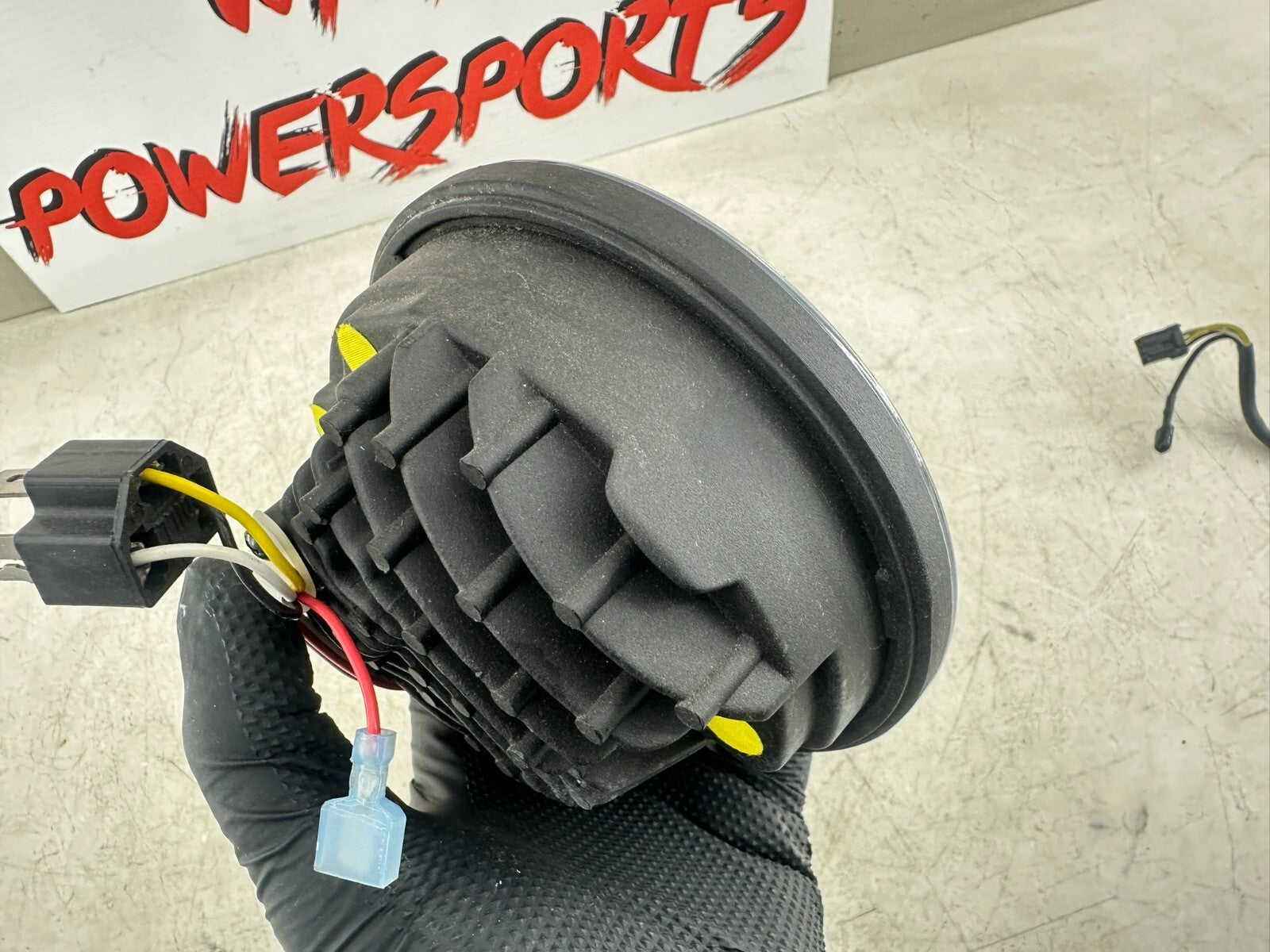 2001 HARLEY SOFTAIL Chrome Day Maker Projector LED Headlight 5.5" OEM HD