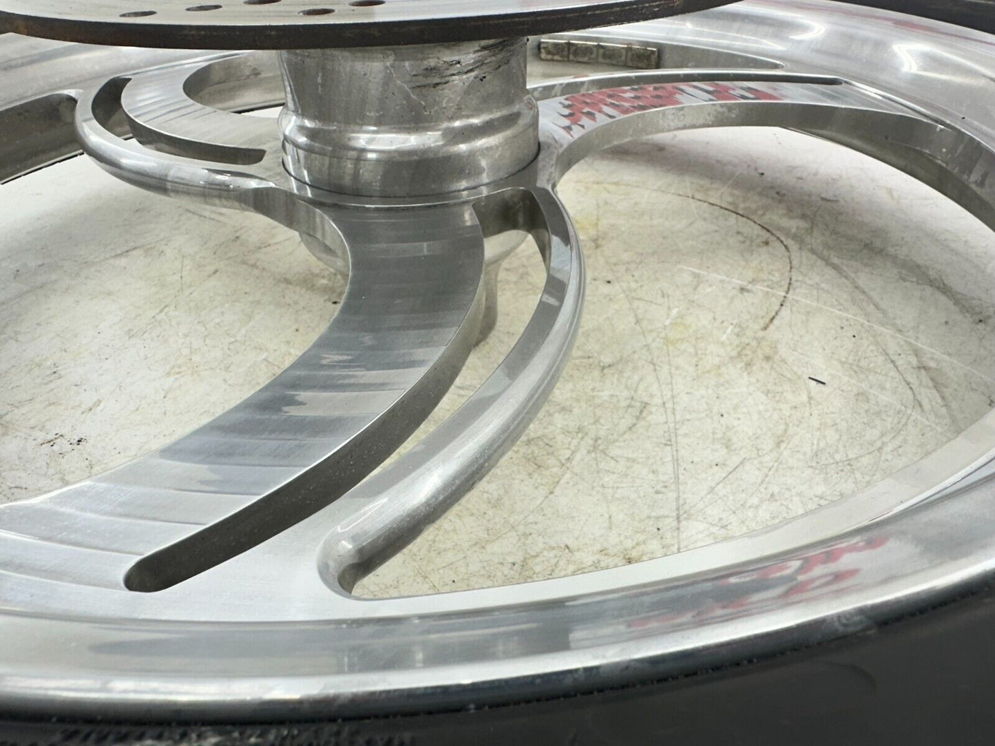 1999 HARLEY SOFTAIL 21" Front Wheel Rim Tire Mag 3 Spoke