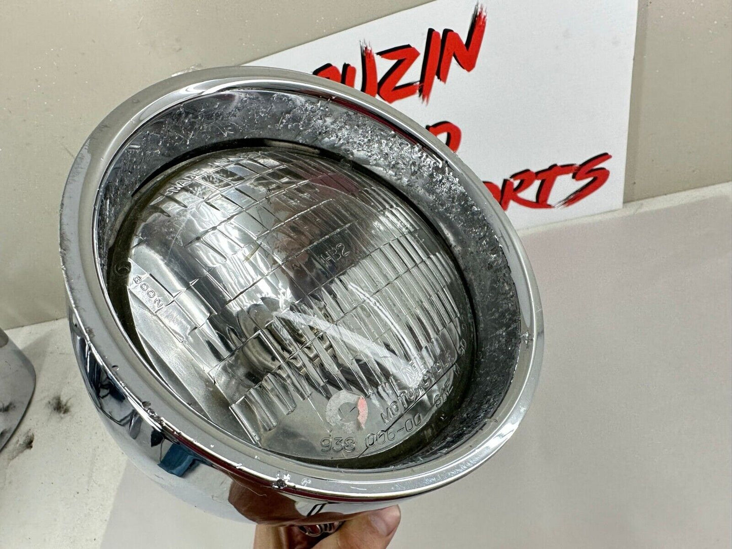 2003 HARLEY SOFTAIL Chrome Headlight Bullet Style