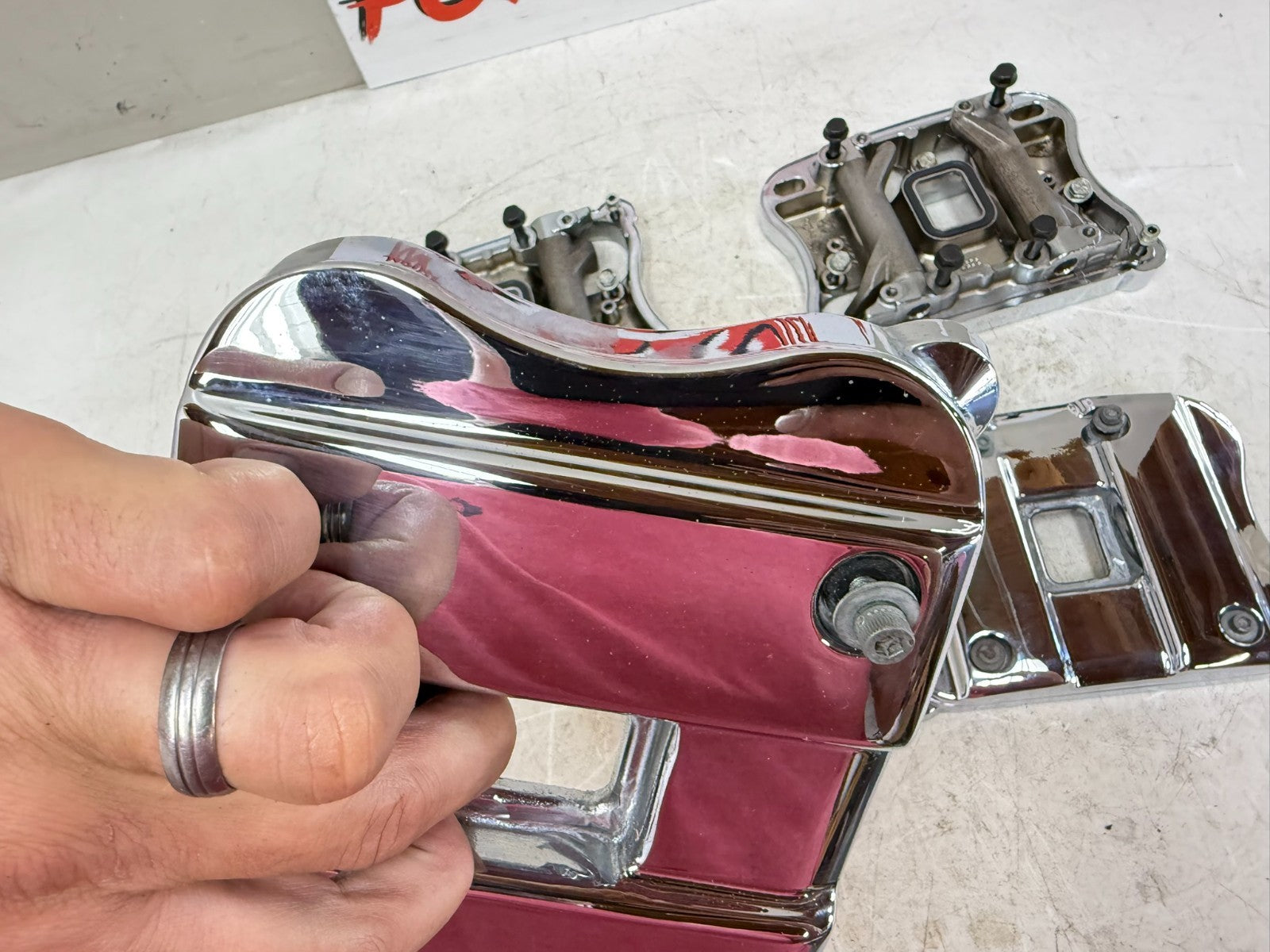 2003 Harley Davidson Sportster Rocker Box Valve Chrome Cover