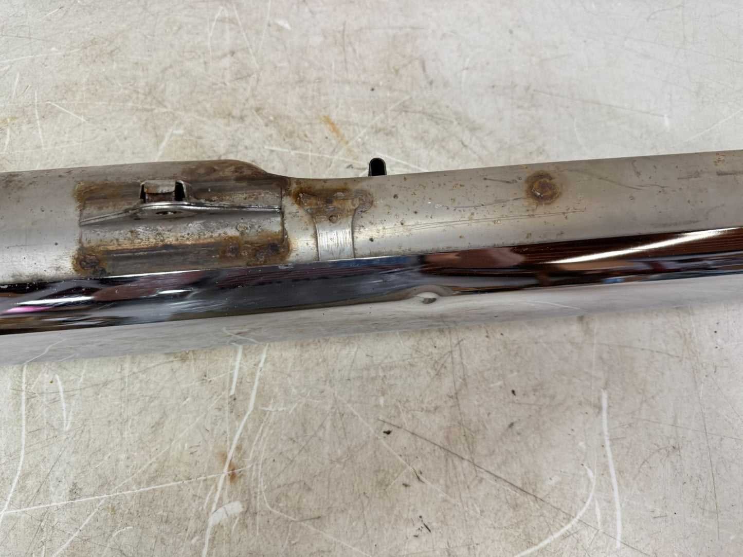 2002 Honda Goldwing GL1800 Left Exhaust Pipe Muffler Slip On Can Silencer