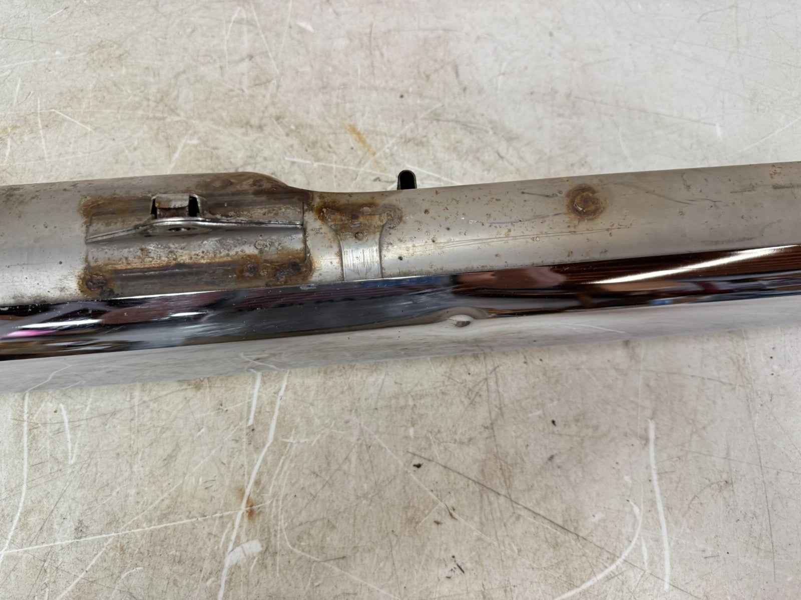 2002 Honda Goldwing GL1800 Left Exhaust Pipe Muffler Slip On Can Silencer