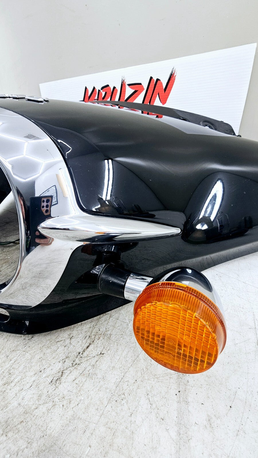 1999 HONDA VALKYRIE INTERSTATE Main Headlight Fairing Cowl Batwing + Turn Signal