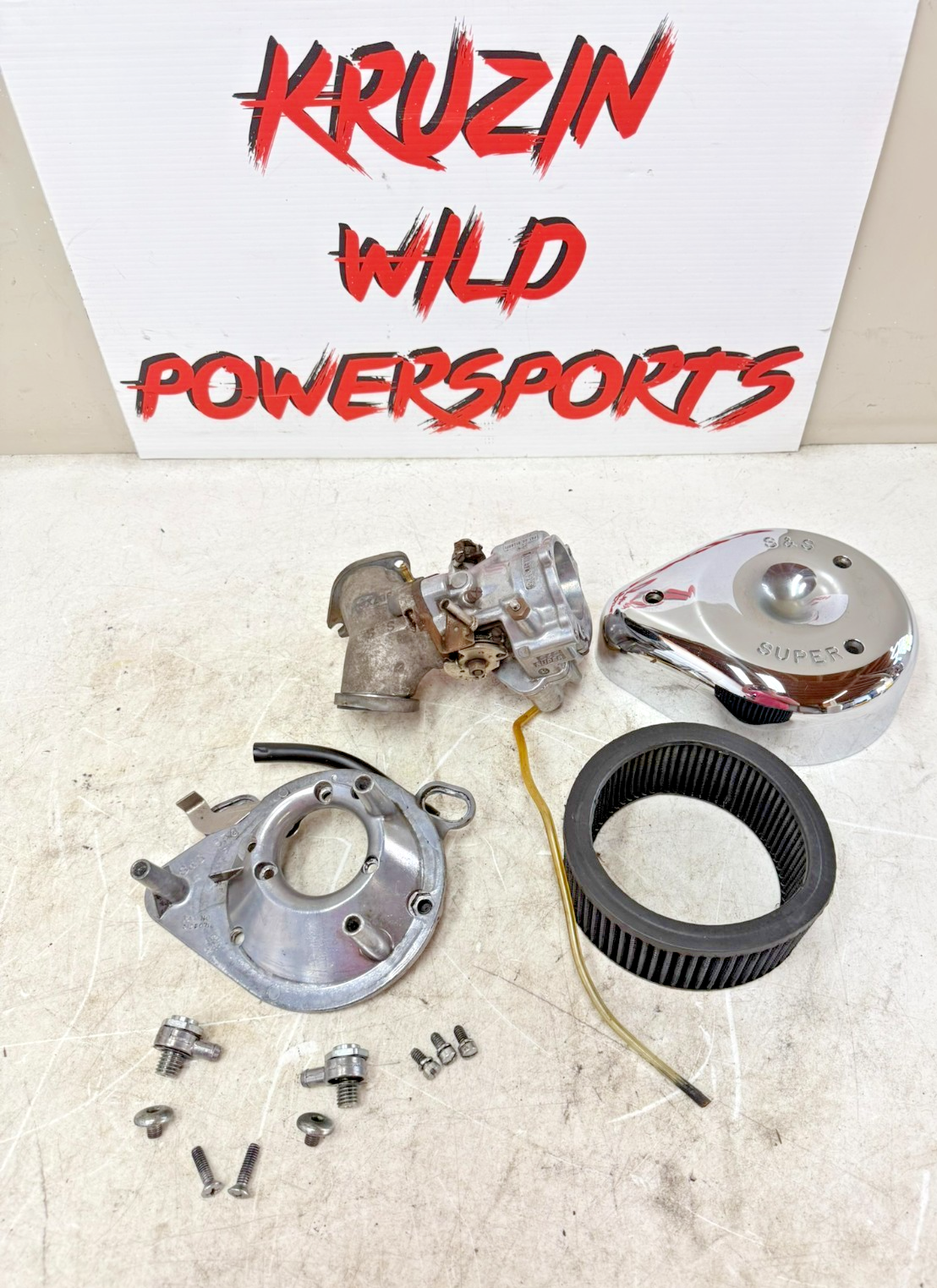1997 HARLEY DAVIDSON SOFTAIL S&S Super E Carburetor Carb Carburator Kit Set
