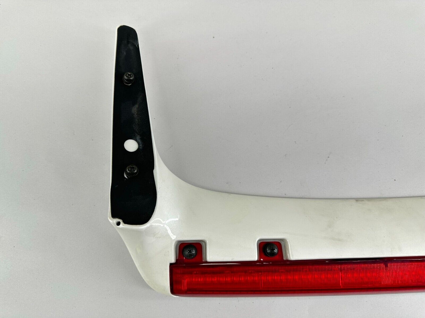 88-00 HONDA GOLDWING GL1500 TRUNK LID SPOILER w/ BRAKE LIGHT WHITE NICE