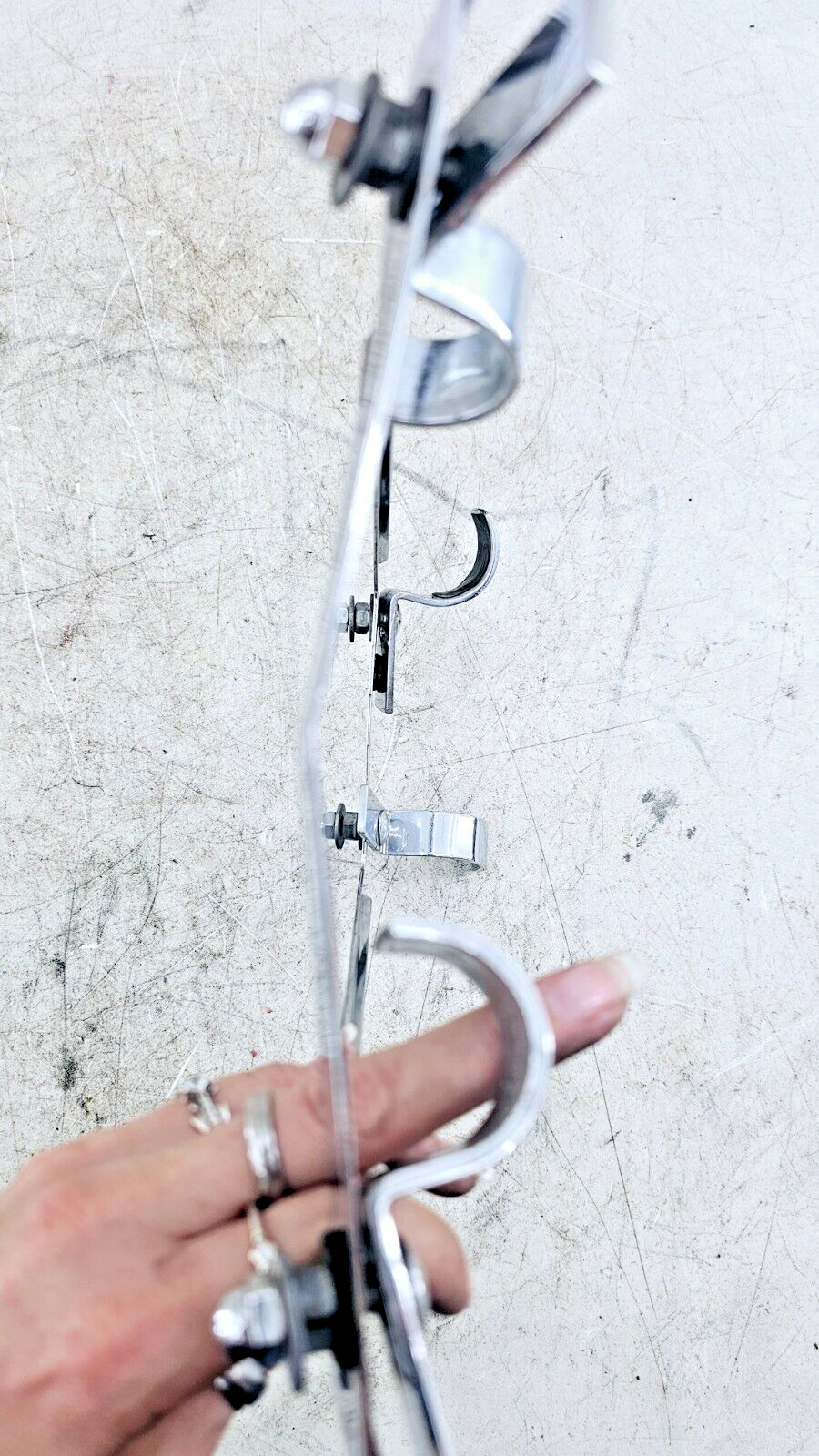 1999 HARLEY DYNA CONVERTIBLE Chrome Front Frame Cover Guards