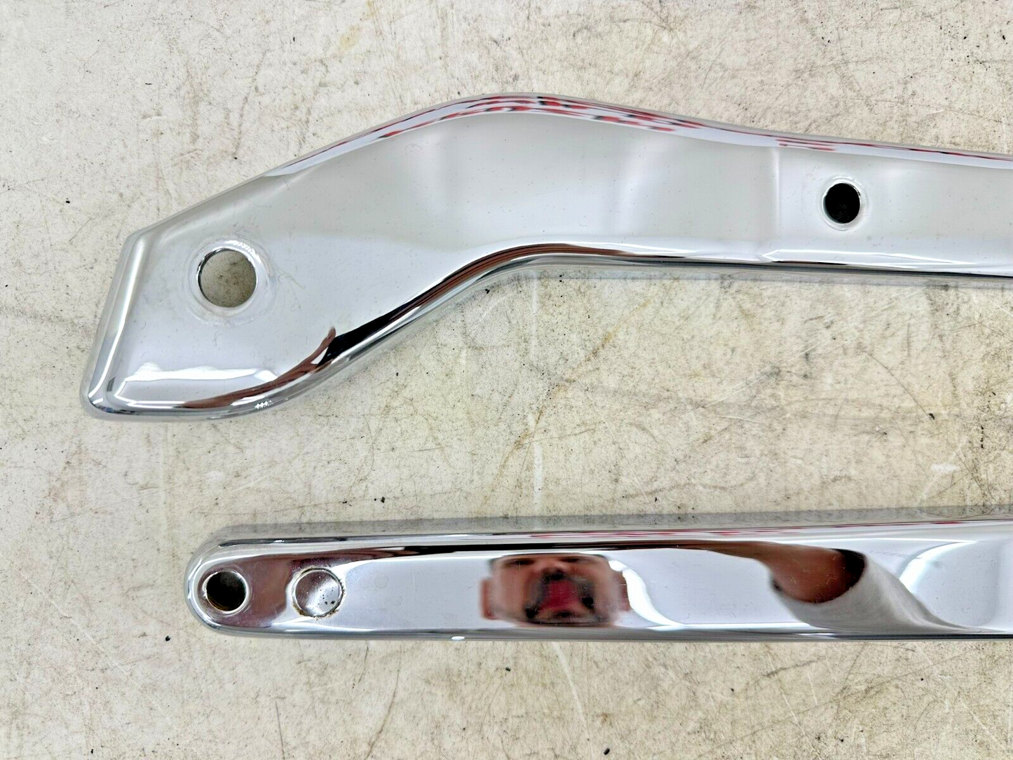 1997 HARLEY DYNA OEM HD Rear Fender Frame Strut Arm Bars