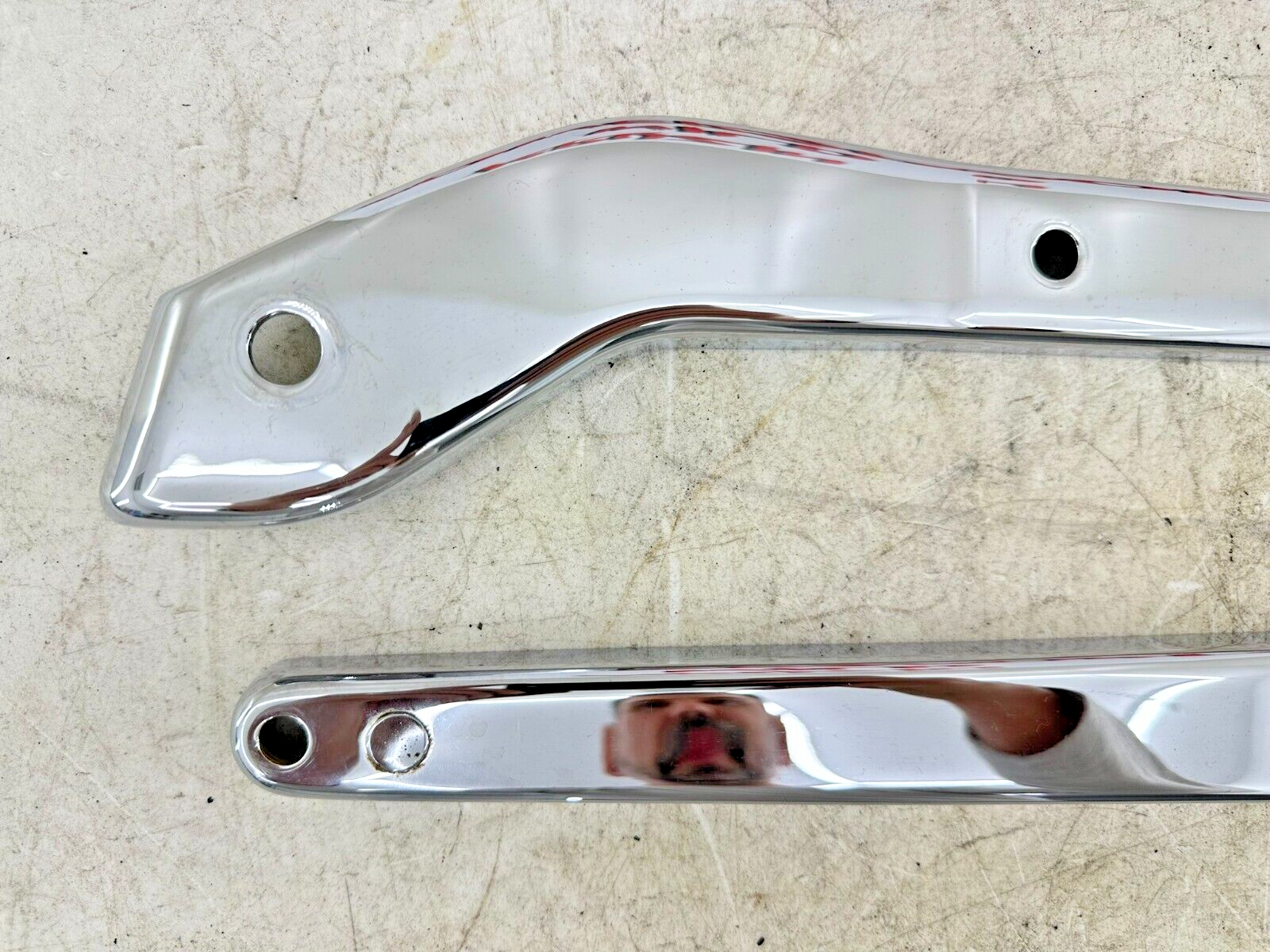 1997 HARLEY DYNA OEM HD Rear Fender Frame Strut Arm Bars