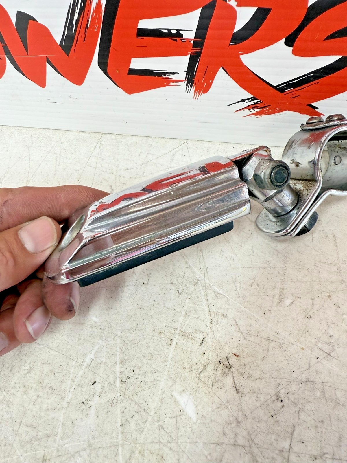 2003 HARLEY ELECTRA GLIDE Chrome Highway Footpeg Rest Pads & MTG Hardware