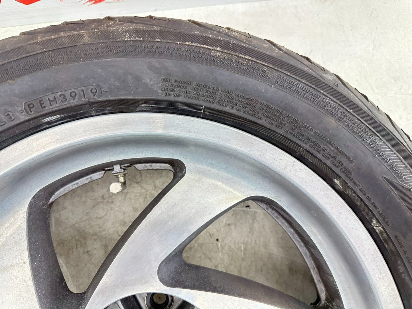 2004 Honda Goldwing GL1800 16" Rear Wheel Rim W/ Car Tire 195/55/16 + Rotor