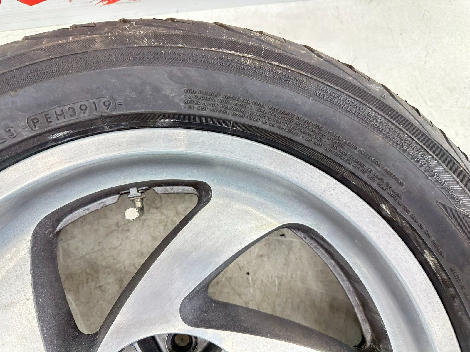 2004 Honda Goldwing GL1800 16" Rear Wheel Rim W/ Car Tire 195/55/16 + Rotor