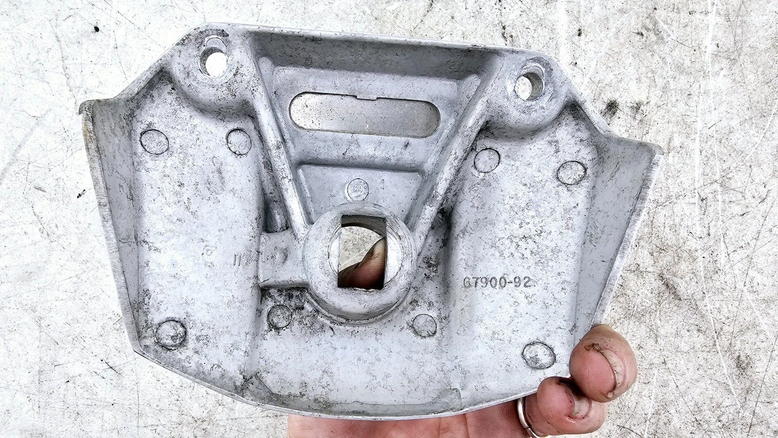 2000 Harley Davidson Sportster Chrome Headlight Visor Mounting Bracket