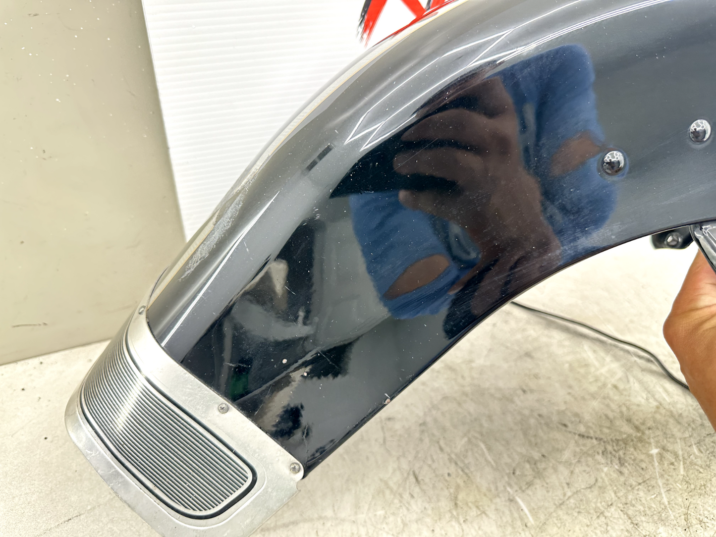 2003 HARLEY ELECTRA GLIDE classic Front Fender Black Anniversary Paint