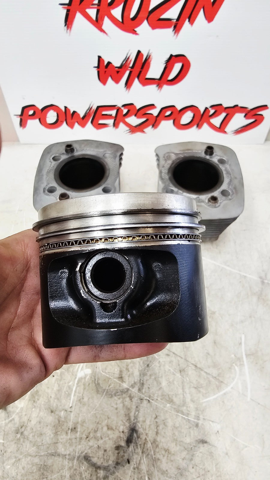 2001 Harley Davidson Sportster 883 Engine Motor Cylinders Jugs Piston top end