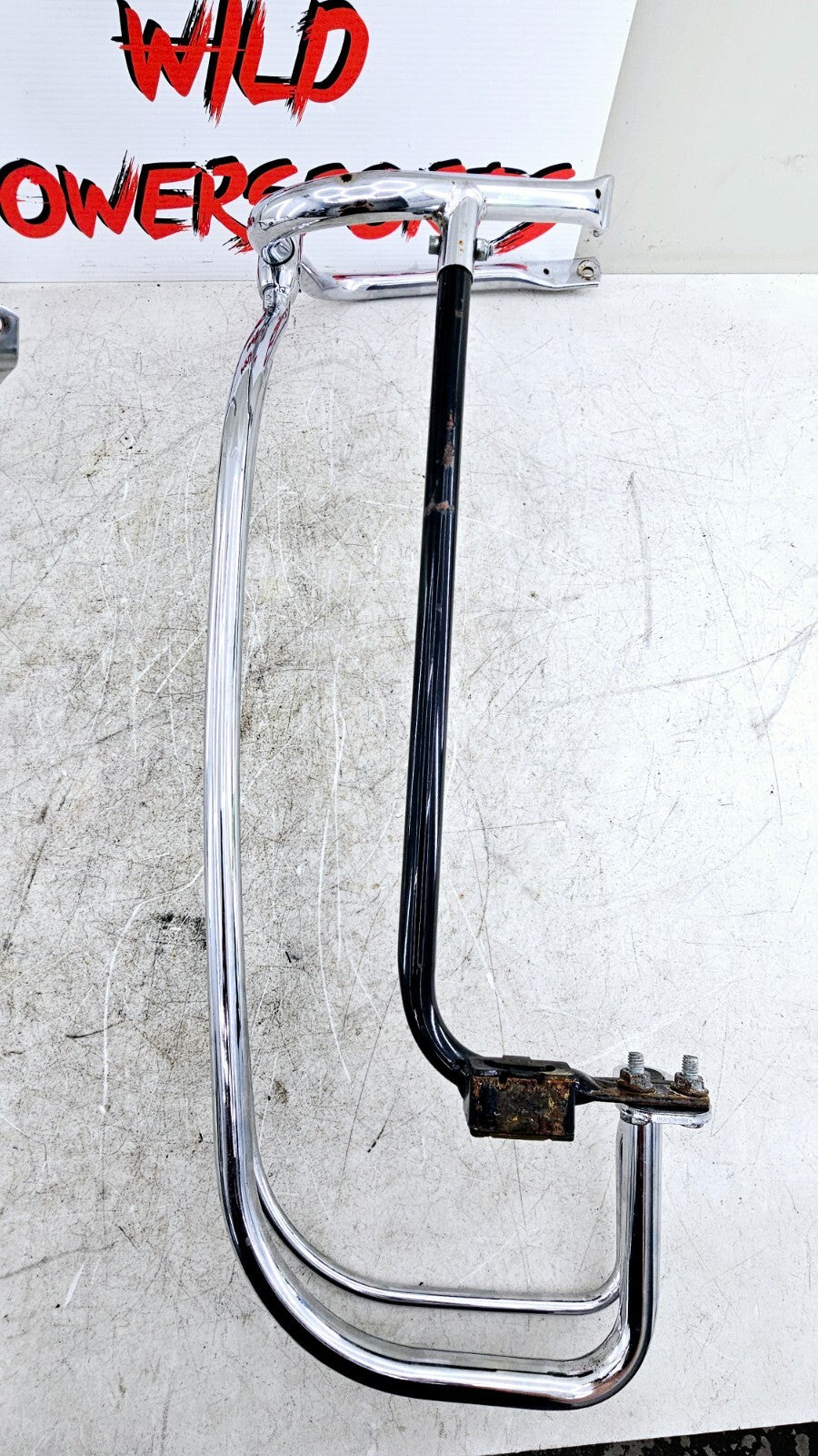 1998 HARLEY FLH ROADKING Chrome Saddlebag Surround Bumper Guard Bars