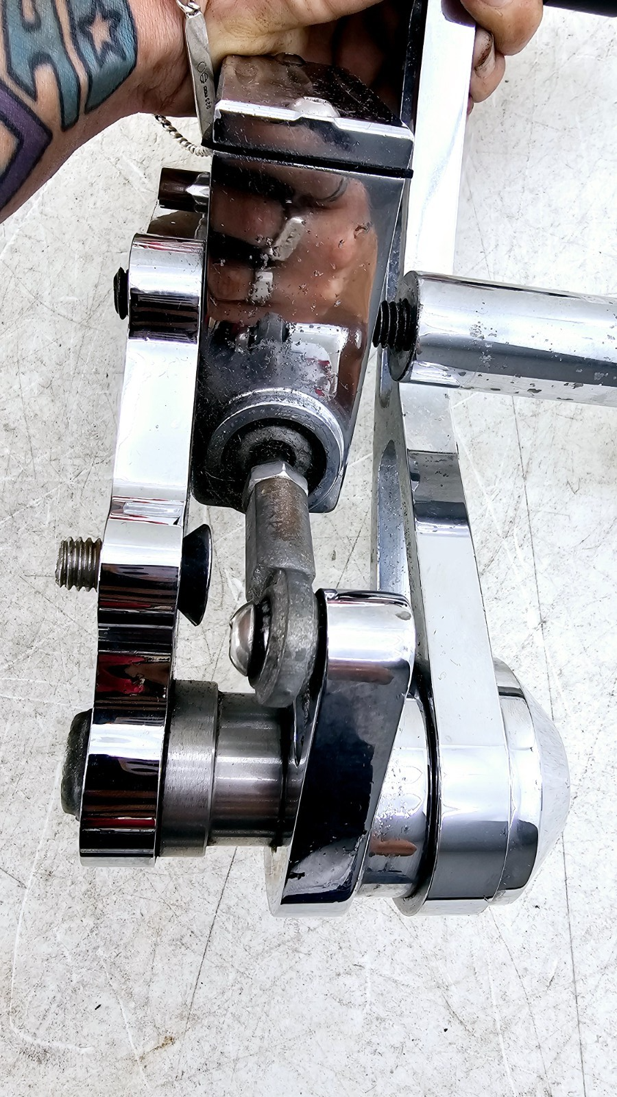 1988 HARLEY SOFTAIL Chrome Billet Forward Control Kit