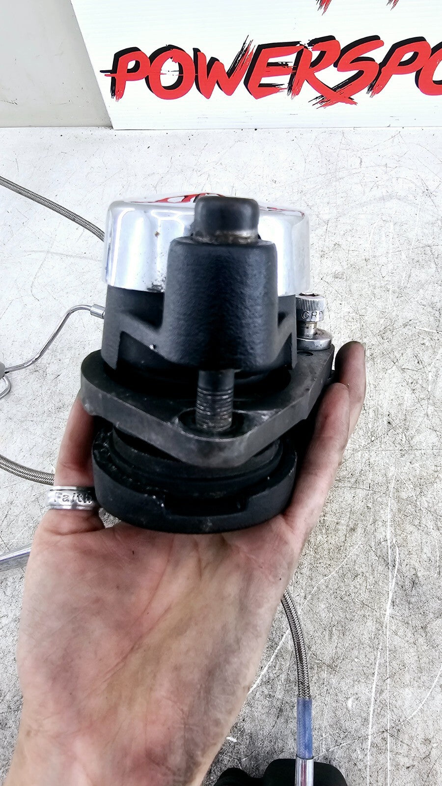 1998 HARLEY FLH ROADKING Dual Caliper Braided Hose +11/16 Chrome Master Cylinder