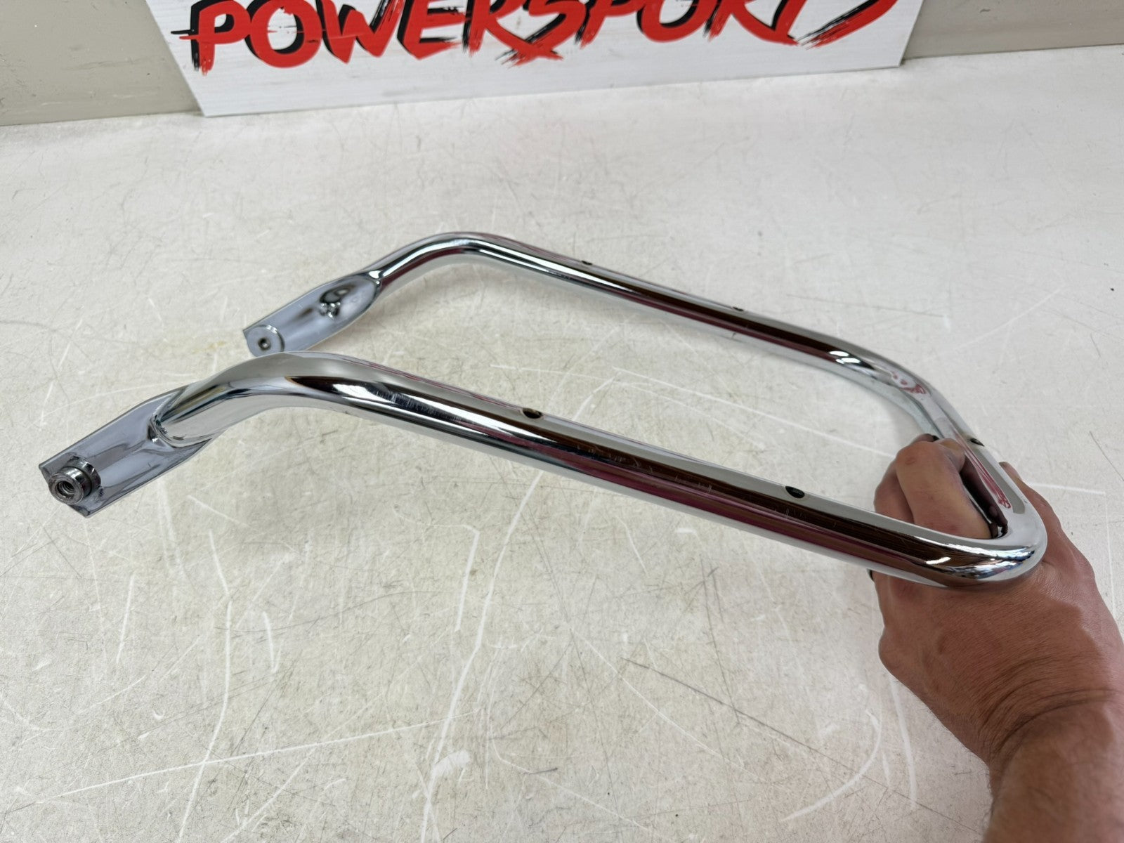 2003 HARLEY ELECTRA GLIDE OEM Tour Pak  Trunk Mounting Bracket Bar Chrome