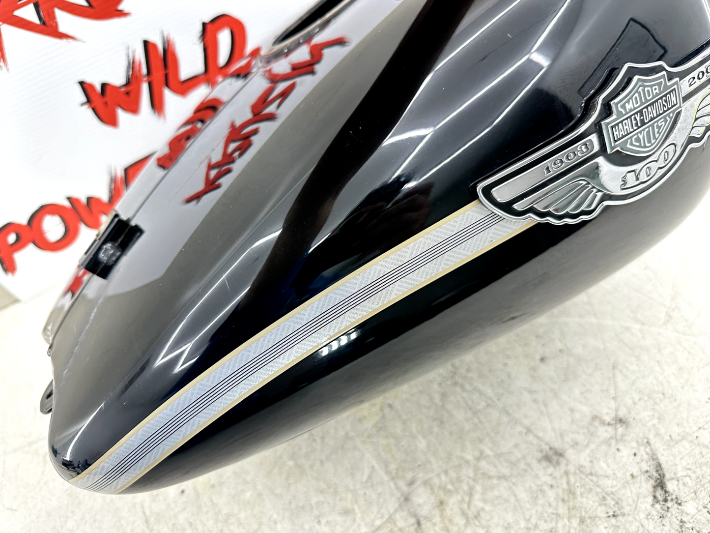 2003 HARLEY ELECTRA GLIDE  100 Anniversary Gas Fuel Tank Carburated Black