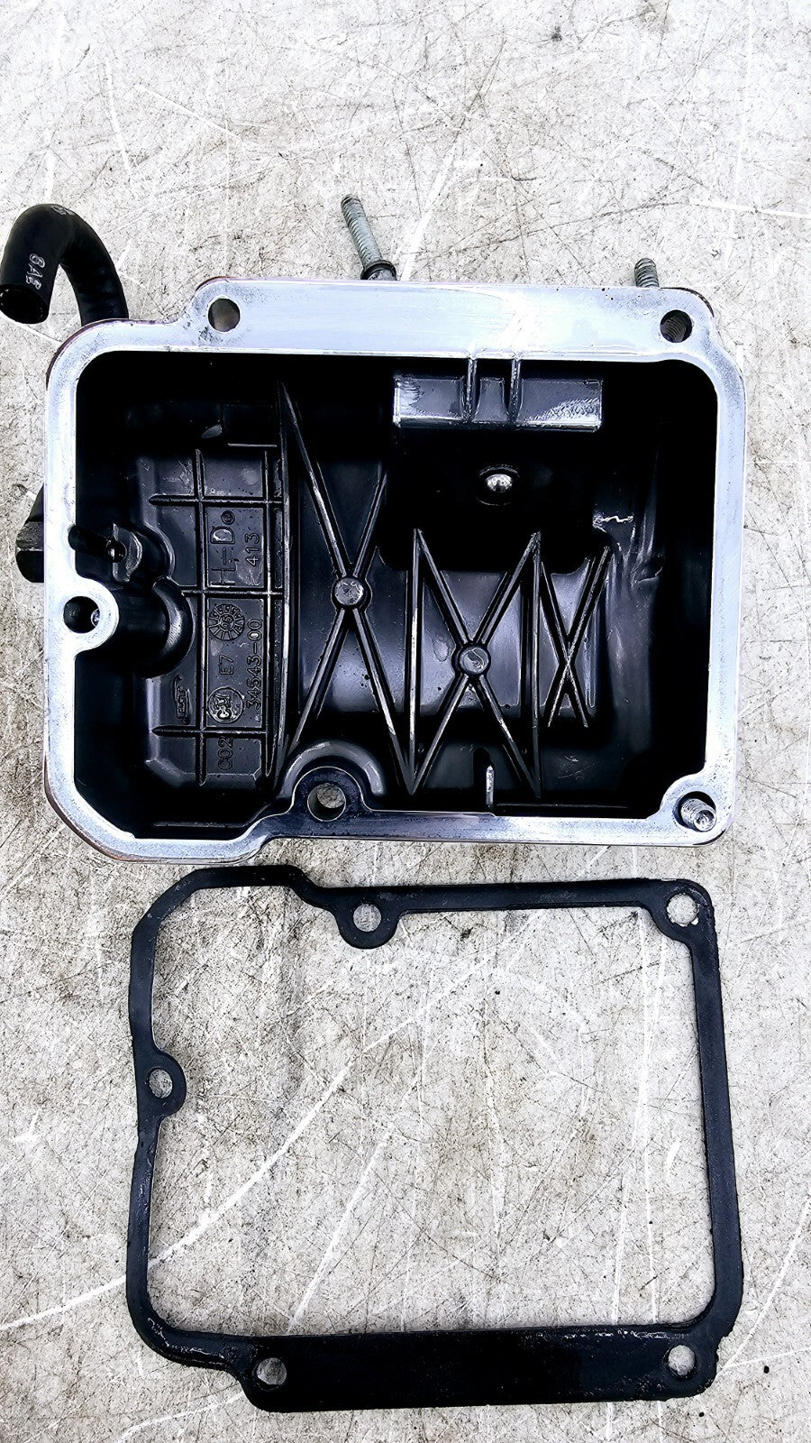 2000 HARLEY ELECTRA GLIDE Chrome Transmission Top Case Cover 34543-00