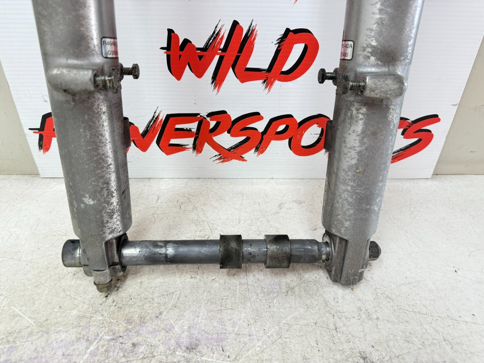 2003 HARLEY ELECTRA GLIDE Forks Triple Tree Clamp Axle Straight OEM HD