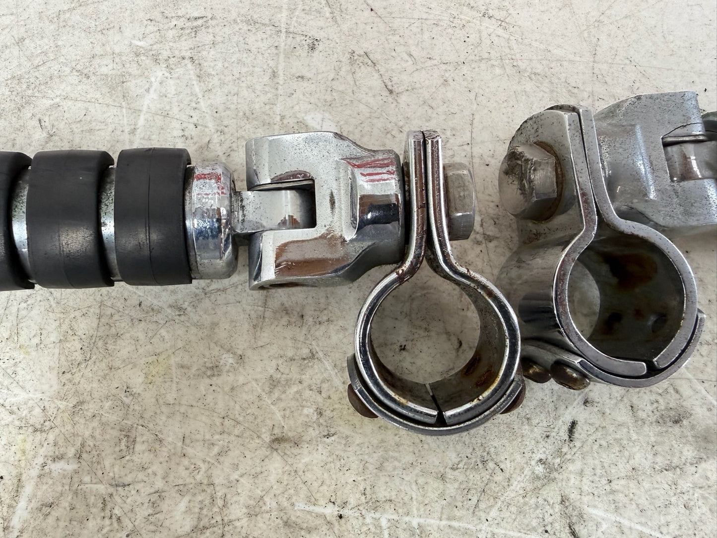 1995 HARLEY FLH ELECTRA GLIDE Chrome Highway Foot Pegs Peg Rest OEM HD