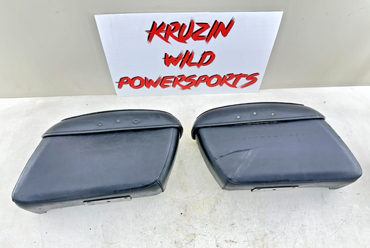 1999 HARLEY SOFTAIL OEM HD Genuine Hard Leather Saddlebags