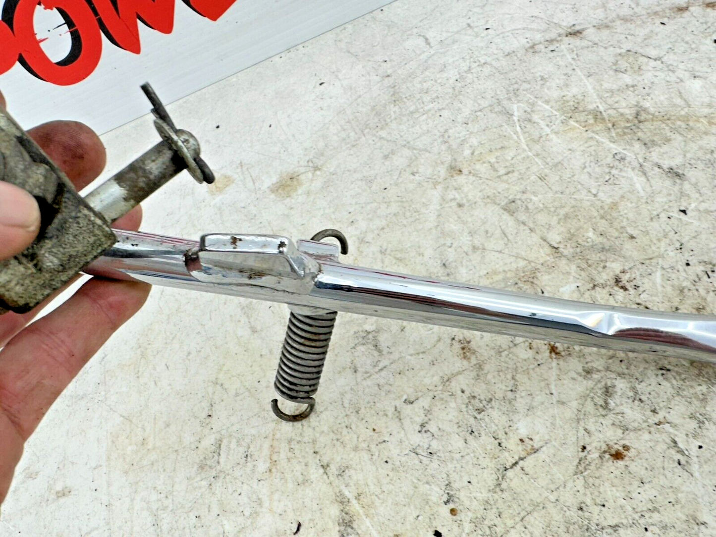 1997 HARLEY DYNA Chrome Kickstand Kick Side Jiffy Stand