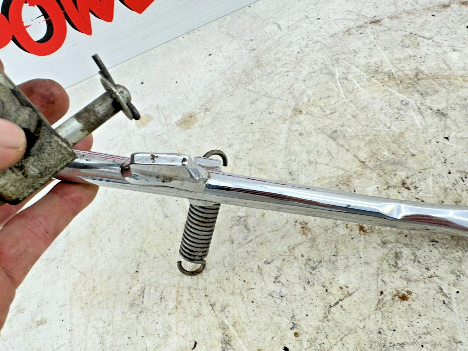 1997 HARLEY DYNA Chrome Kickstand Kick Side Jiffy Stand