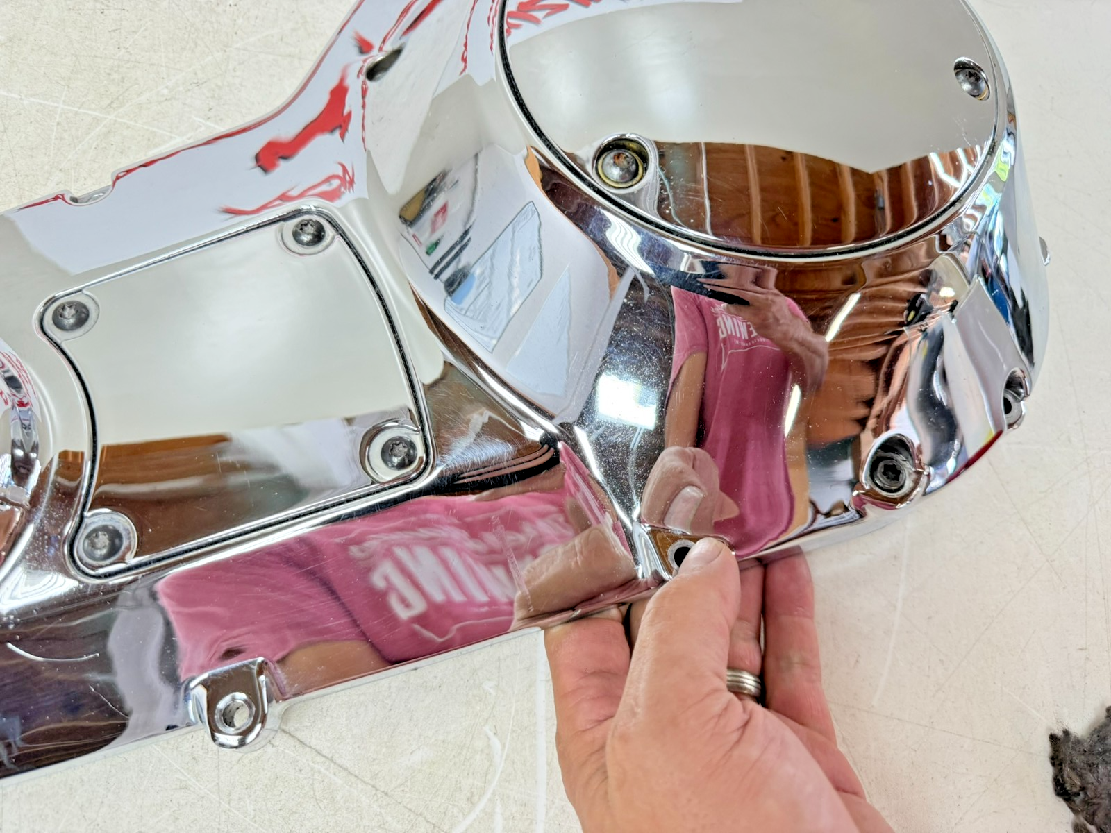 1998 HARLEY FLH ROADKING Outer Primary Clutch Cover Case Housing 60685-94