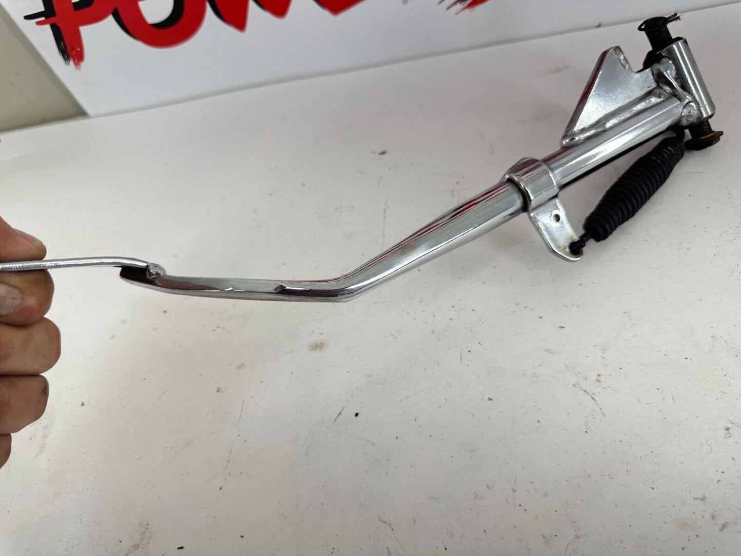 2007 HARLEY SPORTSTER CUSTOM Chrome 8" Kick Side Stand