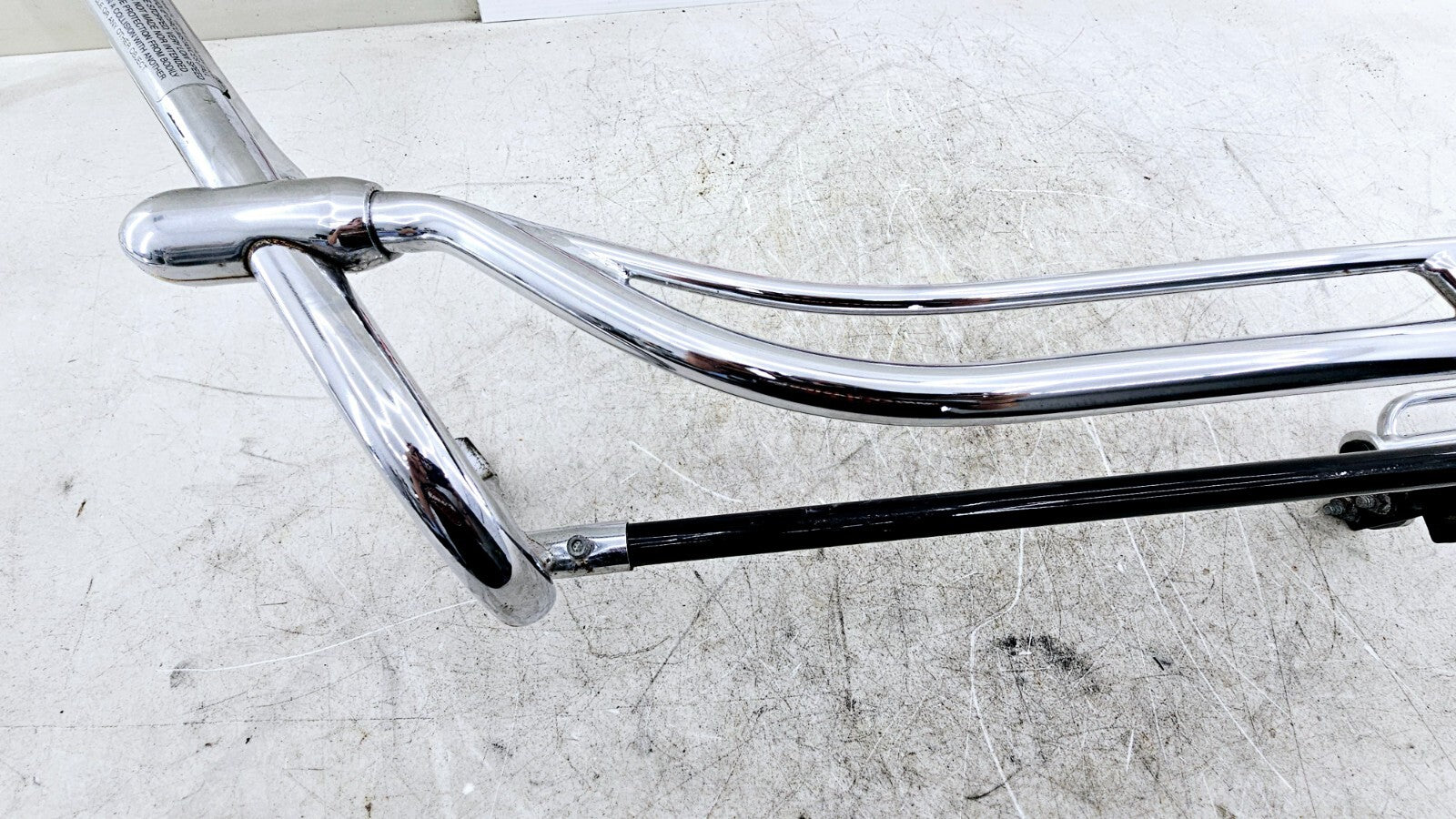 1998 HARLEY FLH ROADKING Chrome Saddlebag Surround Bumper Guard Bars