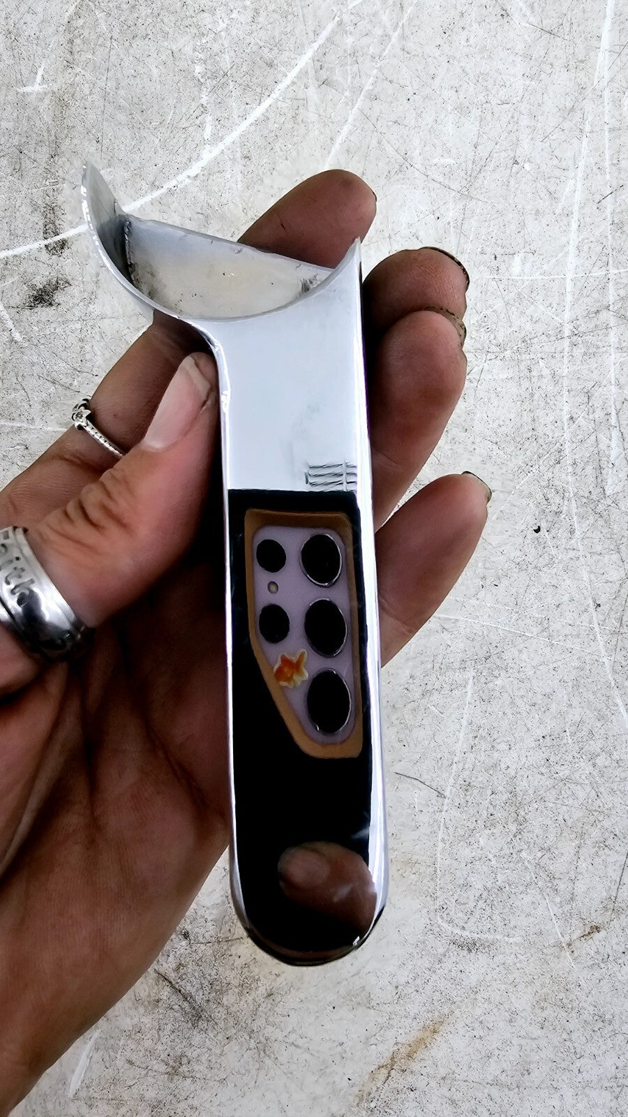 1988 HARLEY SOFTAIL Chrome Transmission Shift Lever Linkage Cover