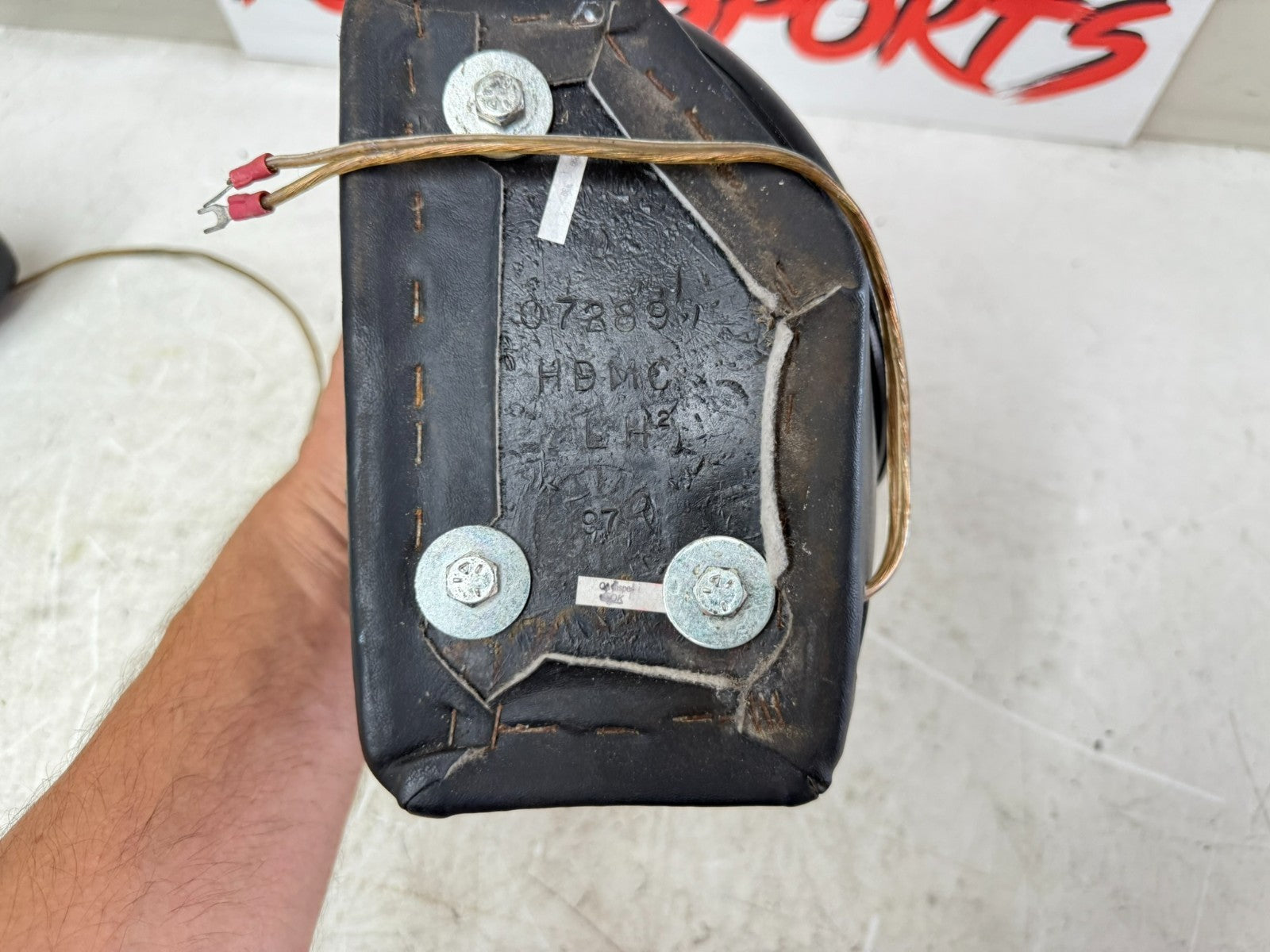 1998 HARLEY FLH ELECTRA GLIDE Rear Passenger Speaker Boxes & Speakers Jensen