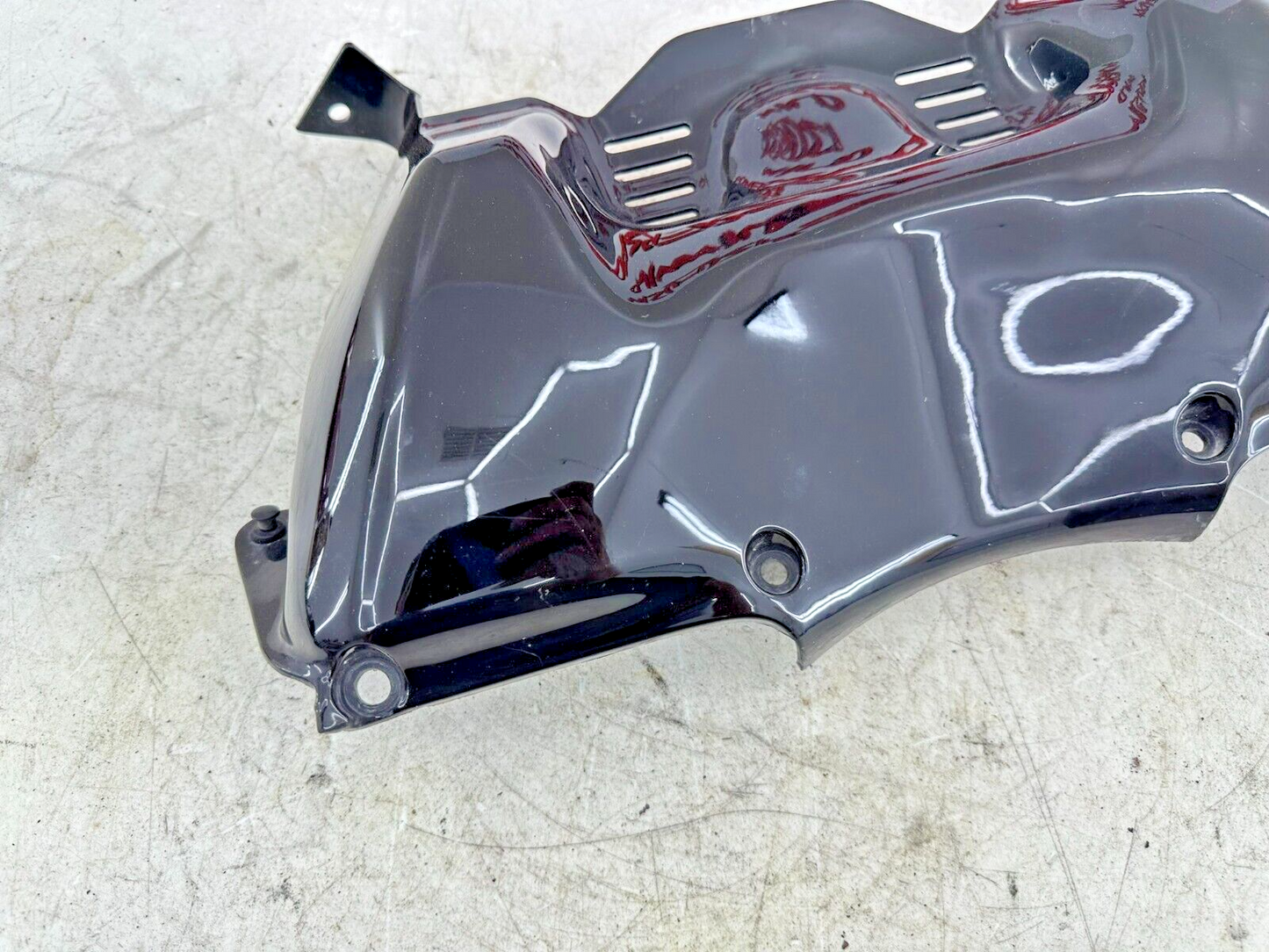 2004 Honda Goldwing GL1800 Black Center Lower Fairin Cowl Panel