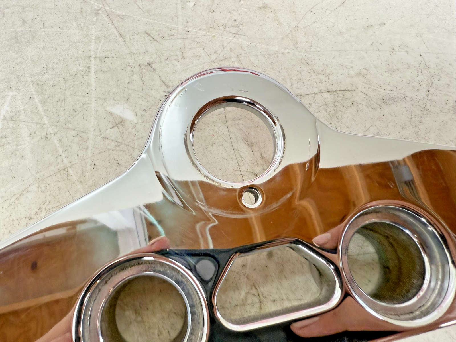 1997 HARLEY DAVIDSON SOFTAIL Triple Tree Top Clamp Chrome