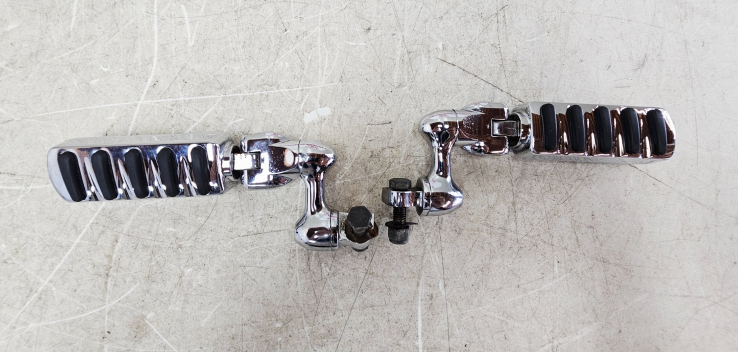 2000 HARLEY SOFTAIL DEUCE Chrome Highway Footrest Foot Pegs