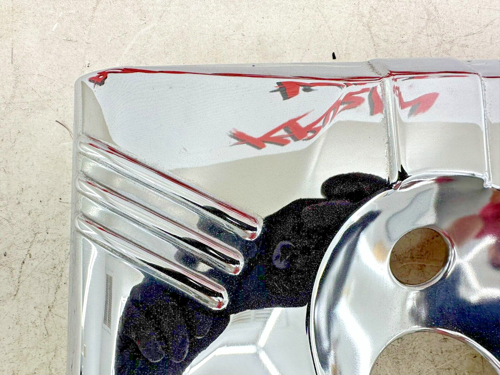 1995 HARLEY SOFTAIL Chrome Upper Fork Cover Tins