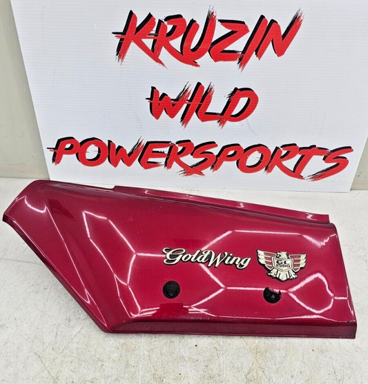 1993 HONDA GOLDWING GL1500 Left Side Cover Fairing Cowl Panel Red Fuse Box