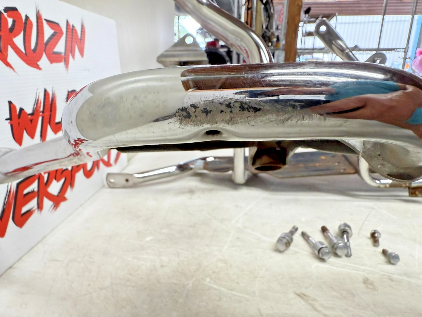 2001 HONDA VALKYRIE INTERSTATE Saddlebag Left Right Mount Bracket + Hardware