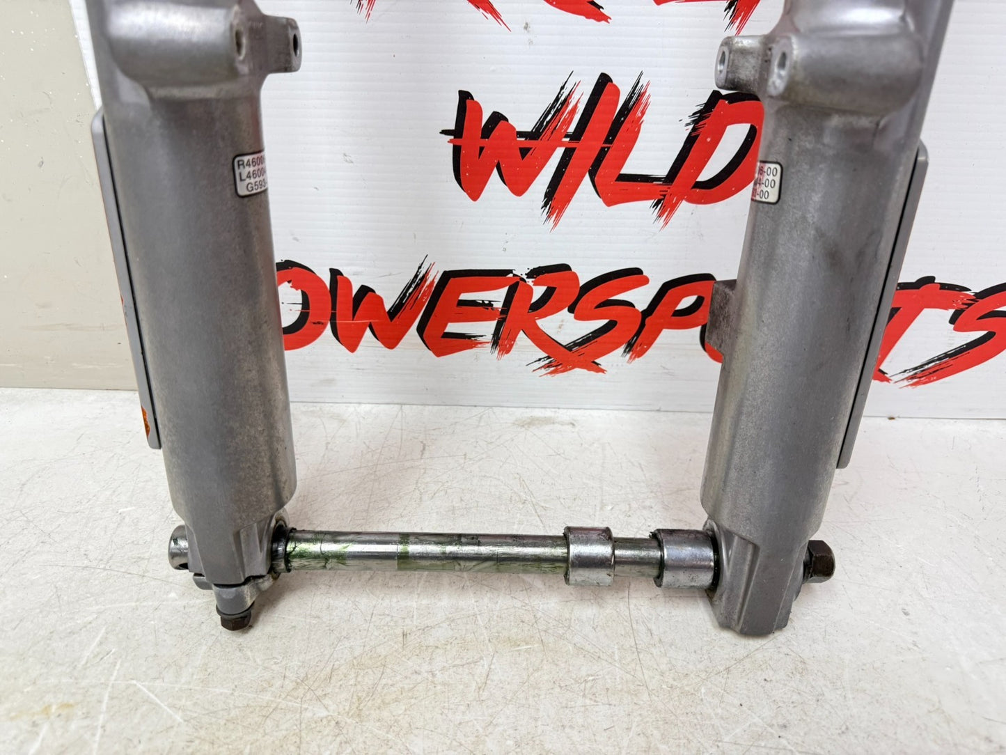 2003 HARLEY DYNA WIDE GLIDE Front End Forks Suspension Straight