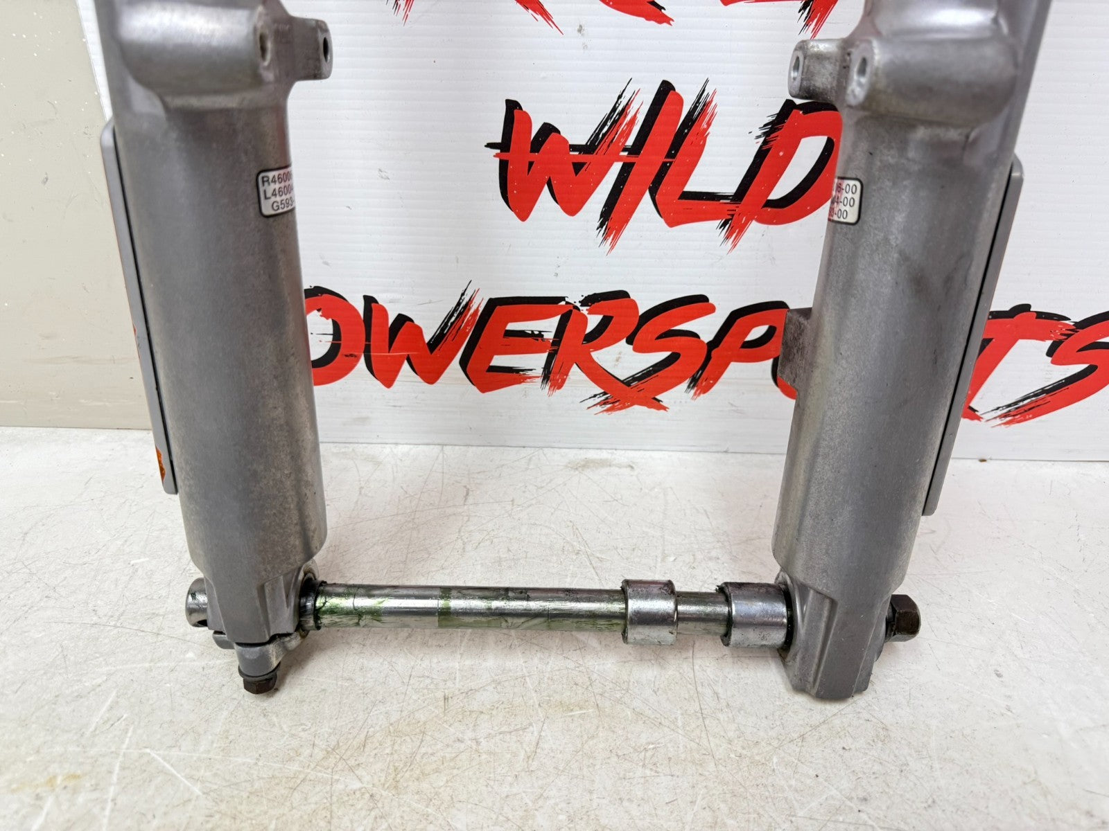 2003 HARLEY DYNA WIDE GLIDE Front End Forks Suspension Straight