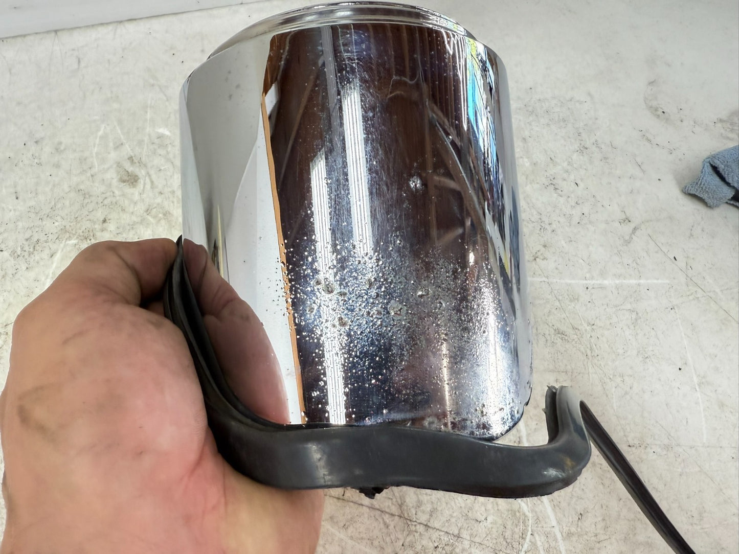 1997 HARLEY DAVIDSON SOFTAIL Dash Console Speedometer Ignition Switch Chrome