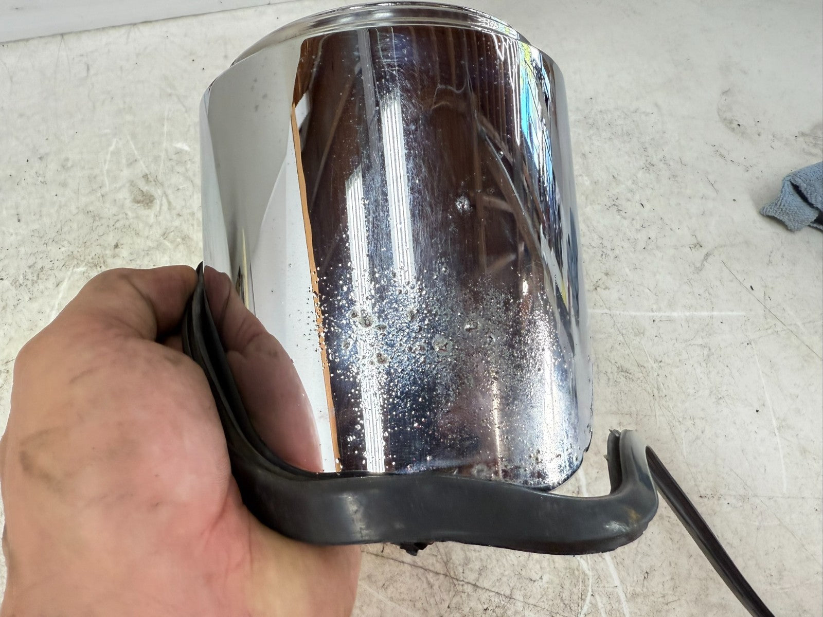 1997 HARLEY DAVIDSON SOFTAIL Dash Console Speedometer Ignition Switch Chrome